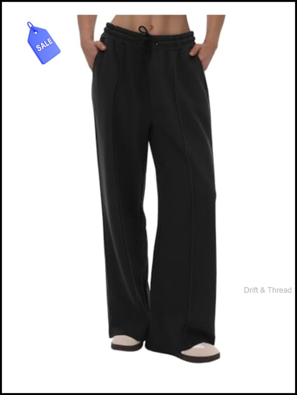 Wide Leg Sweatpants Women Baggy High Waisted Lounge Pants Drawstring